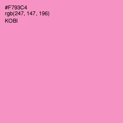 #F793C4 - Kobi Color Image