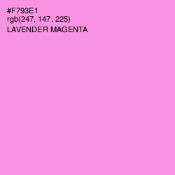 #F793E1 - Lavender Magenta Color Image