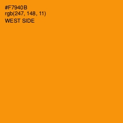 #F7940B - West Side Color Image