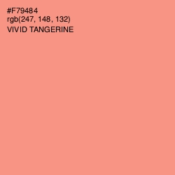 #F79484 - Vivid Tangerine Color Image