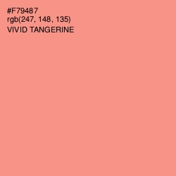 #F79487 - Vivid Tangerine Color Image
