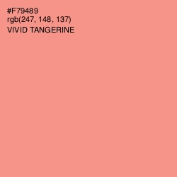 #F79489 - Vivid Tangerine Color Image