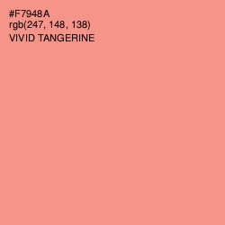 #F7948A - Vivid Tangerine Color Image
