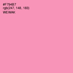 #F794B7 - Wewak Color Image