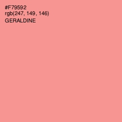 #F79592 - Geraldine Color Image