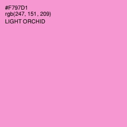 #F797D1 - Light Orchid Color Image