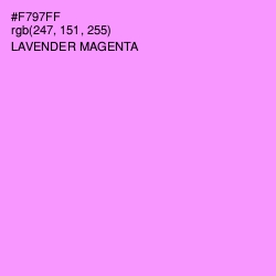 #F797FF - Lavender Magenta Color Image