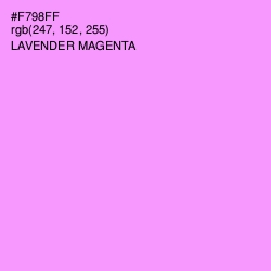 #F798FF - Lavender Magenta Color Image