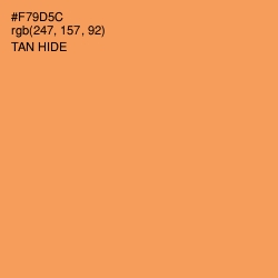 #F79D5C - Tan Hide Color Image