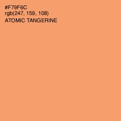 #F79F6C - Atomic Tangerine Color Image