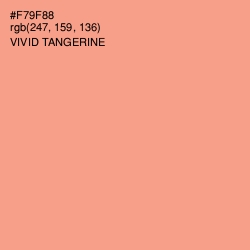 #F79F88 - Vivid Tangerine Color Image