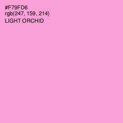 #F79FD6 - Light Orchid Color Image