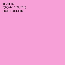 #F79FD7 - Light Orchid Color Image