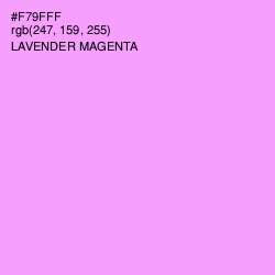 #F79FFF - Lavender Magenta Color Image
