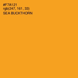 #F7A121 - Sea Buckthorn Color Image