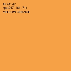 #F7A147 - Yellow Orange Color Image