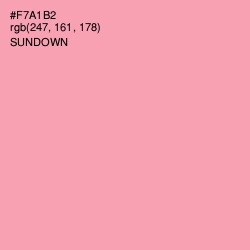 #F7A1B2 - Sundown Color Image