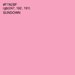 #F7A2BF - Sundown Color Image