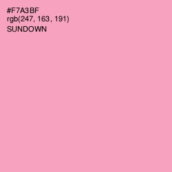 #F7A3BF - Sundown Color Image