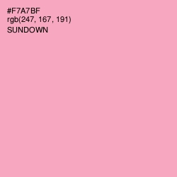 #F7A7BF - Sundown Color Image