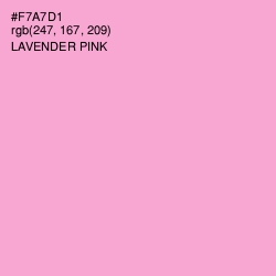 #F7A7D1 - Lavender Pink Color Image