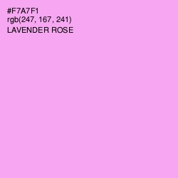 #F7A7F1 - Lavender Rose Color Image