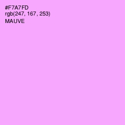 #F7A7FD - Mauve Color Image