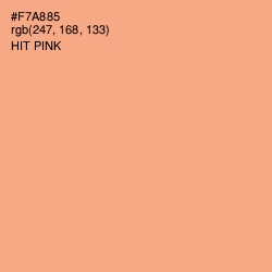 #F7A885 - Hit Pink Color Image