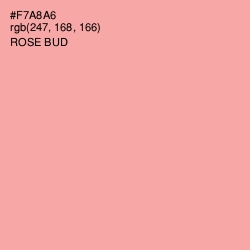 #F7A8A6 - Rose Bud Color Image