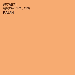 #F7AB71 - Rajah Color Image