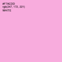 #F7ACDD - Lavender Pink Color Image