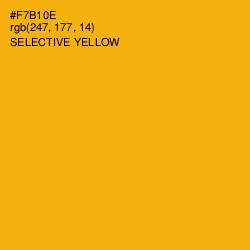 #F7B10E - Selective Yellow Color Image