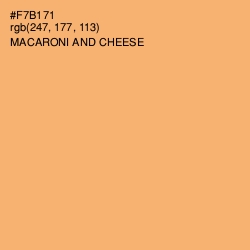 #F7B171 - Macaroni and Cheese Color Image