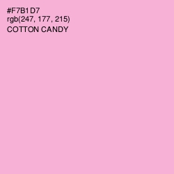 #F7B1D7 - Cotton Candy Color Image
