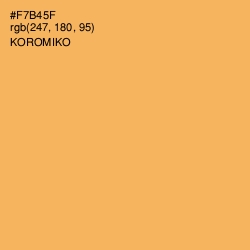 #F7B45F - Koromiko Color Image