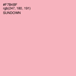 #F7B4BF - Sundown Color Image