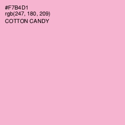 #F7B4D1 - Cotton Candy Color Image