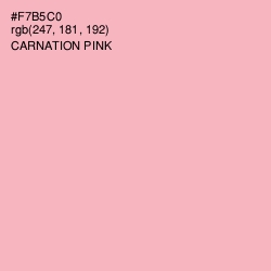 #F7B5C0 - Carnation Pink Color Image