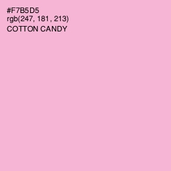#F7B5D5 - Cotton Candy Color Image