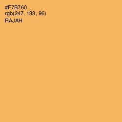 #F7B760 - Rajah Color Image