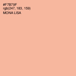 #F7B79F - Mona Lisa Color Image