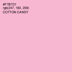 #F7B7D1 - Cotton Candy Color Image