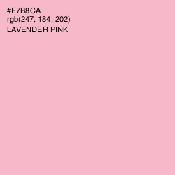 #F7B8CA - Lavender Pink Color Image