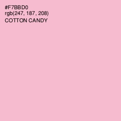 #F7BBD0 - Cotton Candy Color Image