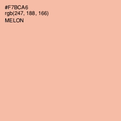 #F7BCA6 - Melon Color Image