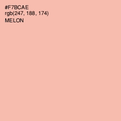 #F7BCAE - Melon Color Image