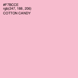 #F7BCCE - Cotton Candy Color Image