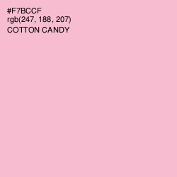 #F7BCCF - Cotton Candy Color Image
