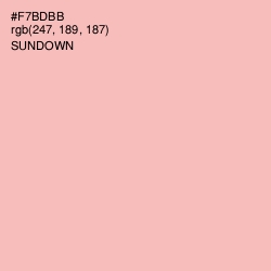 #F7BDBB - Sundown Color Image