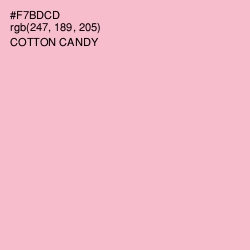 #F7BDCD - Cotton Candy Color Image